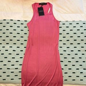 NEW WITH TAGS Lioness Hot Pink Everlast Midi Dress